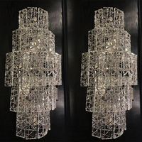 Lustres en cristal de luxe modernes pour salon lampes suspendues décoration rétro éclairage suspendu pour hall de mariage