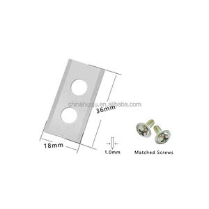 Lames de <span class=keywords><strong>tondeuse</strong></span> robotisée en acier inoxydable SUS 420J2 <span class=keywords><strong>pour</strong></span> <span class=keywords><strong>Worx</strong></span> Landroid 36x18mm avec vis (9/18/30 pièces) - Product Image 2