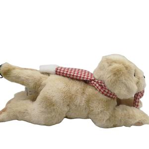 Toptan özel 15 inç yılbaşı yumuşak yalan köpek sevimli peluş oyuncak - Product Image 5