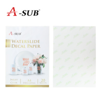 Kertas Transfer Air Transparan Inkjet Premium SUB-Premium A4 * 20 Lembar