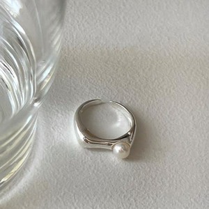 S925 Sterling Silver Pearl <b>Ring</b> <b>Open</b> Design AAA Grade Bezel Setting Everyday Wear - Product Image 4