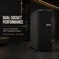 Lenovo ST650 V3 High Performance Enterprise Server up to 2 Intel Xeon CPUs 4TB TruDDR5 32 Drive Bays
