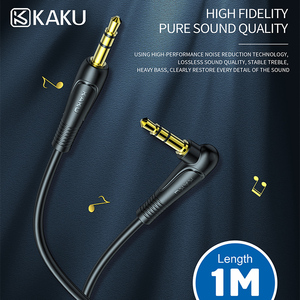 สายสัญญาณเสียง KAKU 1 เมตร 2 เมตร คุณภาพเสียงคมชัดระดับไฮไฟ <span class=keywords><strong>หัว</strong></span>เสียบ <span class=keywords><strong>3.5</strong></span> มม. สายต่อขยายเสียง <span class=keywords><strong>Aux</strong></span> - Product Image 5