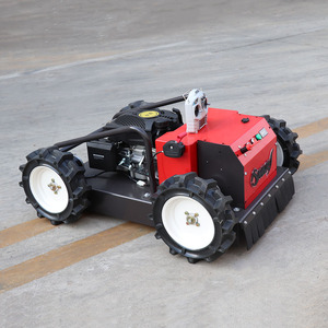 RC <b>Tracked</b> Lawn <b>Mower</b> Gasoline Engine Rotary Blade Adjustable Cutting Height 20cm Width Brush Cutter Hillside DIY Industrial - Product Image 5