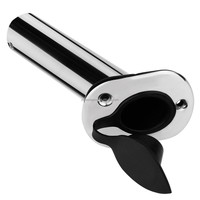 Accessoires de quincaillerie marine personnalisés en gros Porte-canne en acier inoxydable 316 avec capuchon et insert