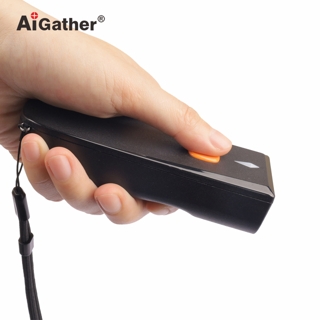 Factory OEM Mini Pocket Blue Tooth QR Bar Code Reader 1D 2D Portable Wireless USB Barcode Scanner for Warehouse