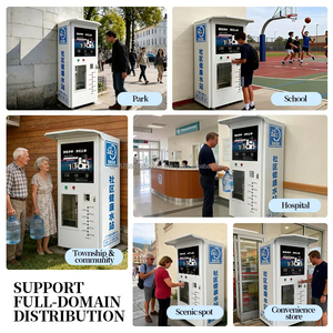 Precio de fabricante: Purificador de agua comercial de ósmosis inversa (RO) de 800 galones, operado con monedas, dispensador de agua totalmente automático - Product Image 4