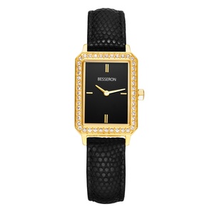 Montre à Quartz de Luxe pour Femme avec Bracelet en Acier Inoxydable, Cadran Carré, Logo Personnalisé, Étanche 3 ATM, Verre Minéral, Charme Affaires en Cuir - Product Image 4