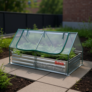 แปลงปลูกผักขนาดเล็ก Sava โครงอะลูมิเนียม ฝาครอบพลาสติก เหมาะสำหรับสวนในเมือง ประกอบง่าย สไตล์โมเดิร์น - Product Image 2