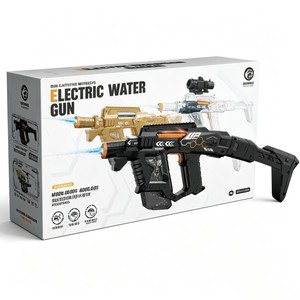 Pistolet à eau électrique puissant de haute qualité avec lumière, grande capacité, pour enfants, idéal pour l'extérieur - Product Image 6