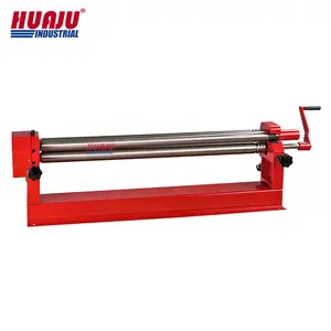 Huaju Industrial W01-0.8x915 36 "Bench top Mini Blech Handro ll maschine Manuelle Gleit walze