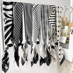 Pañuelo de Cuello Minimalista con Estampado de 90 cm, Novedad de Primavera-Verano, Versátil, para Mujer de Negocios, Elegante - Product Image 1