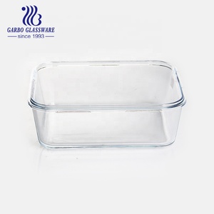 냉장고 오븐 안전 <span class=keywords><strong>3</strong></span>-pcs 유리제 음식 콘테이너 300ml 500ml 800ml - Product Image 5