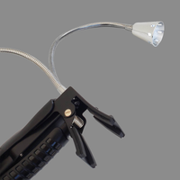 Lampe de barbecue LED double super lumineuse, flexible en alliage d'aluminium, col de cygne, pince robuste, accessoires de barbecue BBQ DRAGON GL1035