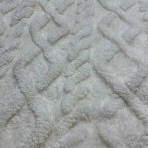 Vente directe d'usine Polyester Double face Sherpa polaire tricoté Jacquard Shu velours tissu pour pyjamas - Product Image 5