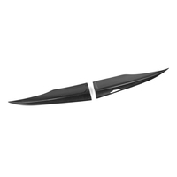 Séparateurs arrière en fibre de carbone véritable W204 Séparateurs pour Mercedes Benz Classe C W204 C63 4 portes 2008-2014 W204 Séparateurs