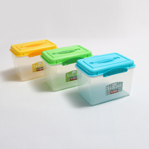Caja de almacenamiento de alimentos para maleta, 20L, sellada, portátil, rectangular, amarilla, para uso en viajes - Product Image 2