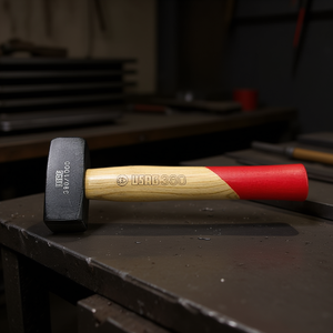 Marteau LeiB300 380g avec manche en bois et pointe rouge pour le travail des métaux - Product Image 3