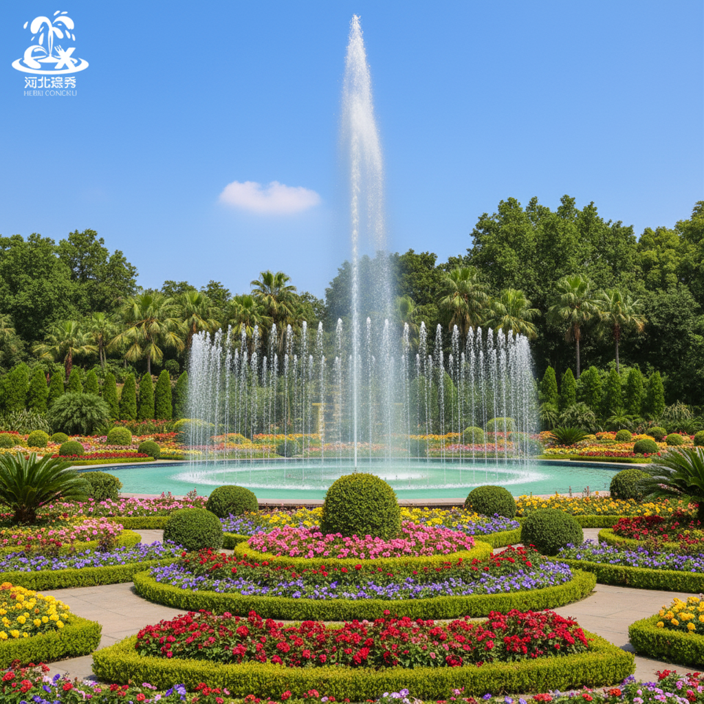 Wholesale Music Hot Selling Musical Waterscape Outdoor Music Dancing Led Water Fountain Equipment