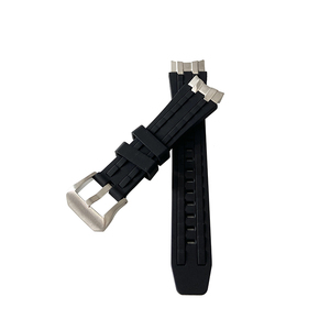 Correa de Reloj de Silicona de Repuesto Personalizada de Alta Calidad con Extremo de Acero Inoxidable Sólido - Product Image 2