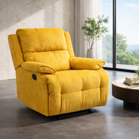 Fauteuil inclinable électrique moderne de style européen pour salon, avec fonction de massage, pivotant et à bascule, en tissu, idéal pour appartement et entrepôt