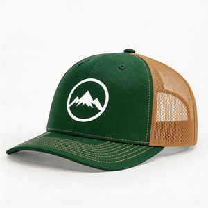 Gorras Trucker Personalizadas de Alta Calidad al por Mayor, de 5 Paneles, Vintage, Impermeables, de Nailon Gris con Malla y Logotipo Personalizado - Product Image 1