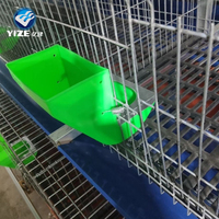 Cage d'élevage de lapins pour ferme avicole, équipement d'élevage de lapins, cages à lapins YIZE en fil galvanisé 2.0-4.0 mm