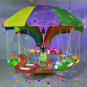 Carrusel Comercial para Parque de Atracciones, de Fibra de Vidrio, con Música, Operado con Monedas, Marca Xiaotongyao, 1 Año de Garantía, Capacidad de 100 kg - Product Image 3