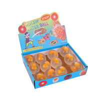 Jouet anti-stress sensoriel en forme de fruit, boule d'eau transparente, jouet à presser super doux pour les jeunes