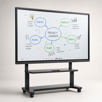 Tableau blanc interactif intelligent 86 pouces 3840X2160 Écran tactile multipoint pour l'éducation, les entreprises, OEM, ODM
