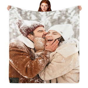 Cá nhân tự làm 100% polyester mảnh-tùy chỉnh hình ảnh/Logo in mềm ấm cúng ném - Product Image 1