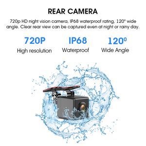 Ô Tô Độ Phân Giải Tiêu Chuẩn 720P Tầm Nhìn Ban Đêm Phía Sau Máy Ảnh Hỗ Trợ Android/IOS Nền Tảng Full HD 1080P Xe Balckbox DVR - Product Image 5