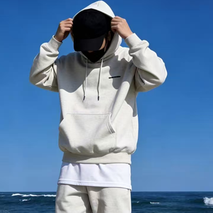 Hoodie ESS de Esiatls <span class=keywords><strong>2023</strong></span>, sweat-shirt à manches longues élégant, personnalisé, uni, oversize, col rond, style streetwear pour hommes - Product Image 4