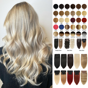 Véritable Cuticule Alignée Double Trame Remy Brésilien 100% Vierge Cheveux Humains Clip-In Extension de Cheveux Doux Afro Vague Style - Product Image 4
