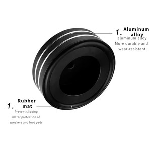 Soporte de <span class=keywords><strong>Altavoz</strong></span> de Aluminio para Audio HiFi, Venta al por Mayor de Fábrica, <span class=keywords><strong>con</strong></span> Marco Antichoque y Almohadillas Amortiguadoras - Product Image 3