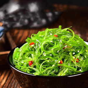 Salade d'algues marinées riches en fibres, surgelée, Chuka Wakame, sans colorants artificiels, solution pour menu <span class=keywords><strong>diététique</strong></span>, certifiée BRC, vente en gros - Product Image 1