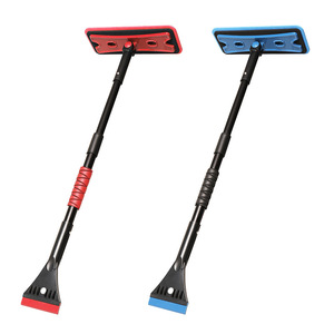 Pelle à neige 2 en 1 pour voiture avec manche télescopique, grattoir à glace pour dégivrage et élimination de la neige des véhicules en hiver - Product Image 4