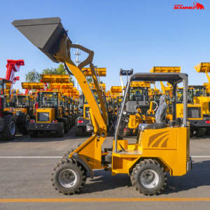 Mammut WL10 0.8 Ton PWG Sistem Hidrostatik Mini Sekop Kompak Front End Mini Wheel <span class=keywords><strong>Loader</strong></span> untuk Pertanian - Product Image 2