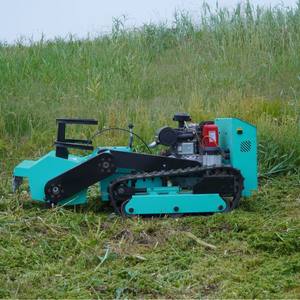 Machine télécommandée sur chenilles pour le désherbage, le broyage, l'entretien des espaces verts municipaux, des parcs et des pelouses, et la taille des arbres - Product Image 2