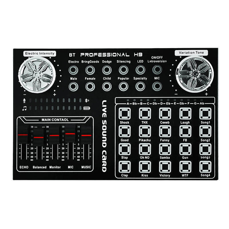 H9 Multifunctional Live Sound Card - Intelligent Volume Adjust