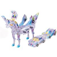 Voiture jouet transformable pour enfants la plus vendue : Voiture jouet licorne robot God of Transformation qui se transforme et se combine