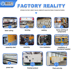 400kVA 超静音 三相 380V 400V 480V 50/60Hz 低騒音 防水型 産業用ディーゼル発電機 ATS搭載 スタンバイ用 - Product Image 6