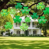 Usine transfrontalière gonflable trèfle à quatre feuilles ballon printemps plante verte activité atmosphère décoration PVC jouets gonflables