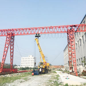 Precio DE FÁBRICA DE China MH Truss Type Rail Mounted Traveling 5Ton 10Ton 15Ton 16Ton 20Ton 25Ton Single Beam Grúas de pórtico Precio - Product Image 1