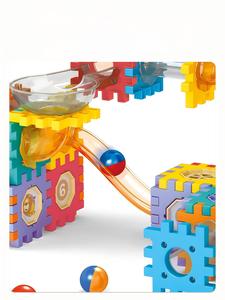 Juguete de Construcción Educativo para Niños, Caja de Regalo Portátil DIY, Pista de Bolas, Bloques de Construcción Creativos - Product Image 5