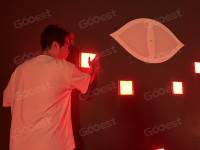Système de jeu interactif immersif personnalisable Gooest : Défi d'évasion « L'Œil du Diable » pour les 6 ans et plus – Divertissement intérieur