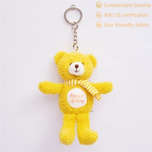 Oem/Odm Nieuwe Teddybeer Sleutelhanger Pluche Speelgoed Kinderen Cadeau Zacht Speelgoed Tas Accessoires Knuffel Dier Sleutelhanger Speelgoed Tas Hanger - Product Image 5