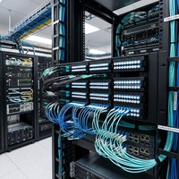Boîtier de module fibre optique à montage en rack LC 12 ports haute densité multimode OM3 OM4, cassette MPO MTP