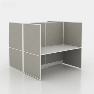 New 8 Person Modular Modern Call Center Cubicle <b>Office</b> Workstation-Linear <b>Partition</b> Desk Furniture for Home <b>Office</b> Use Durable - Product Image 2