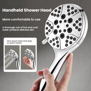 Hot bán 7-thiết lập phun kép đa chức năng cao áp Shower Head Silicone nước Outlet Shower Head - Product Image 3